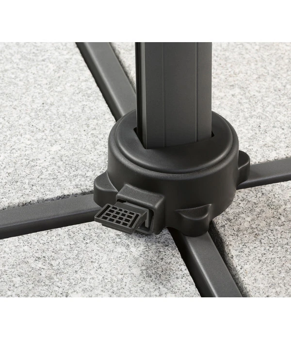 Schneider Ampelschirm Rhodos Twist, Quadratisch, Ca. B300/T300 Cm – Bild 4