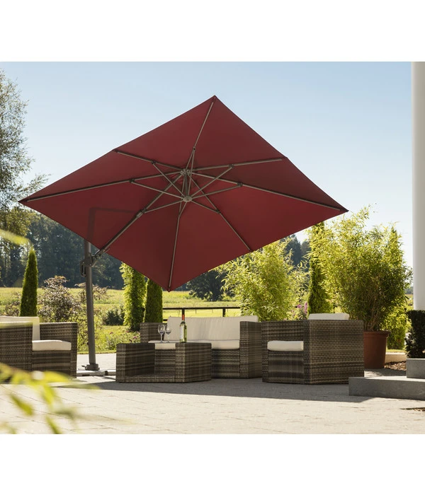 Schneider Ampelschirm Rhodos Twist, Quadratisch, Ca. B300/T300 Cm – Bild 2