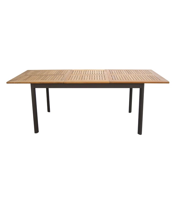 Dehner Teak-Ausziehtisch Colmar, Ca. B152-210/H76/T89 Cm