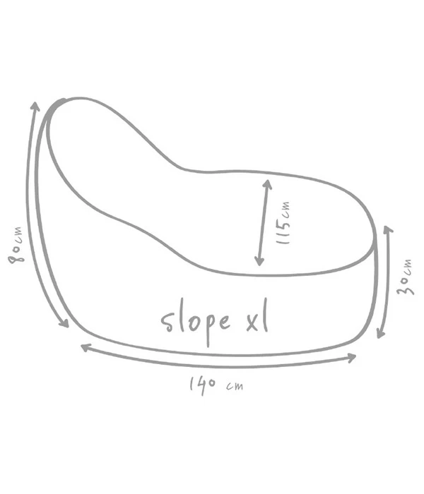 Outbag Outdoor-Sitzsack Slope XL Skin – Bild 3