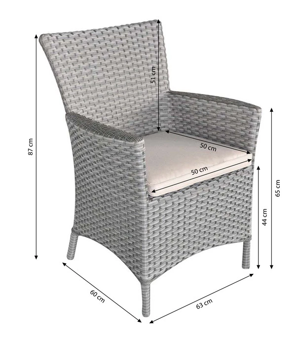 Dehner Geflechtsessel Salzburg – Bild 3