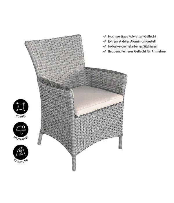 Dehner Geflechtsessel Salzburg – Bild 2