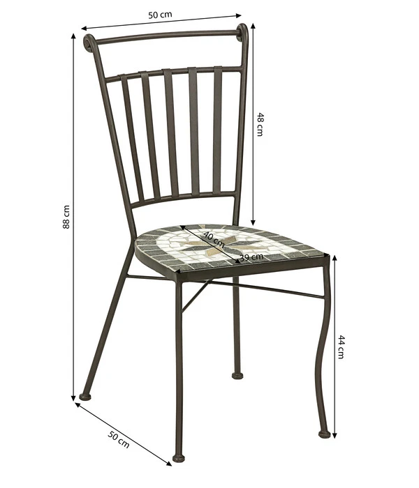 Dehner Mosaikstuhl Diana – Bild 6