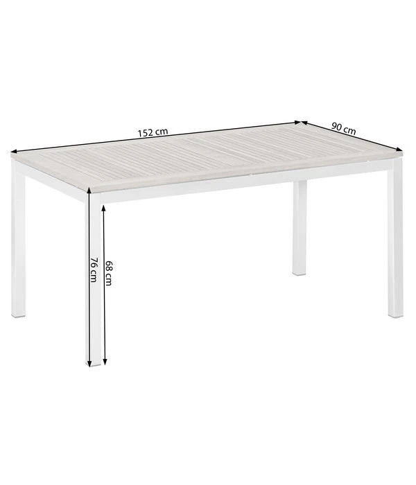 Dehner Gartentisch Toulouse, Ca. B152/H75/T90 Cm – Bild 2