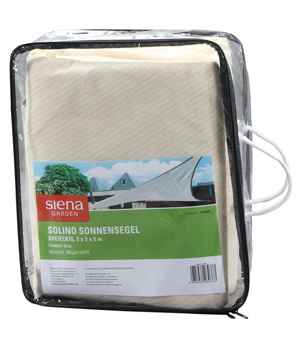 Siena Garden Sonnensegel Solino, Dreieckig, Ca. B500/T500 Cm