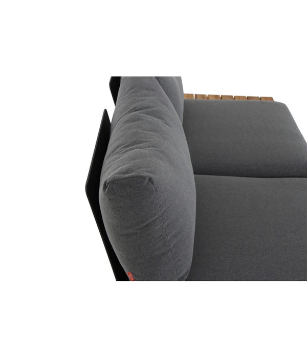 Siena Garden Bank Alvida, Links, 70 X 175 X 80 Cm, Anthrazit/grau – Bild 2