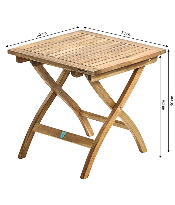 Dehner Beistelltisch Macao, Ca. B50/H50/T50 Cm – Bild 4