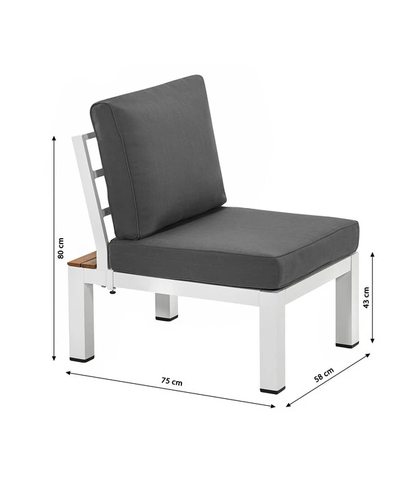 Dehner Alu-Sessel Malibu – Bild 2