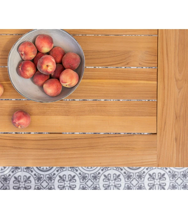 Dehner Teaktisch Havanna, Ca. B90/H75/T90 Cm – Bild 7