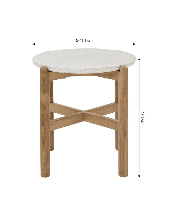 Dehner Tisch Portofino, Ca. Ø45,5/H47,8 Cm – Bild 5