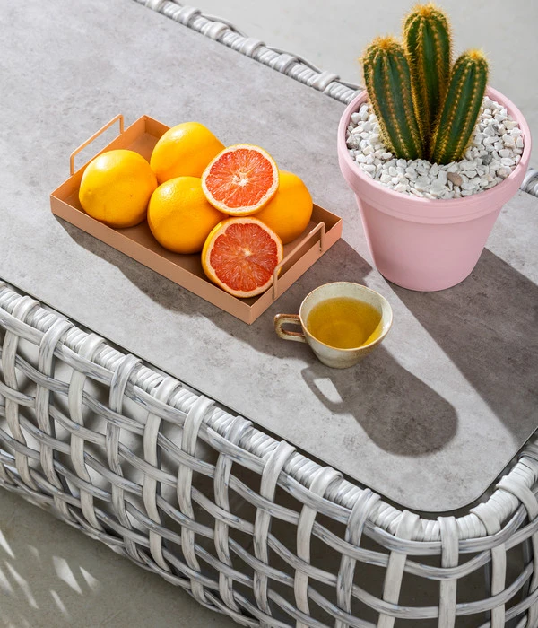 Dehner Flechtlounge Bali, 4-teilig – Bild 6