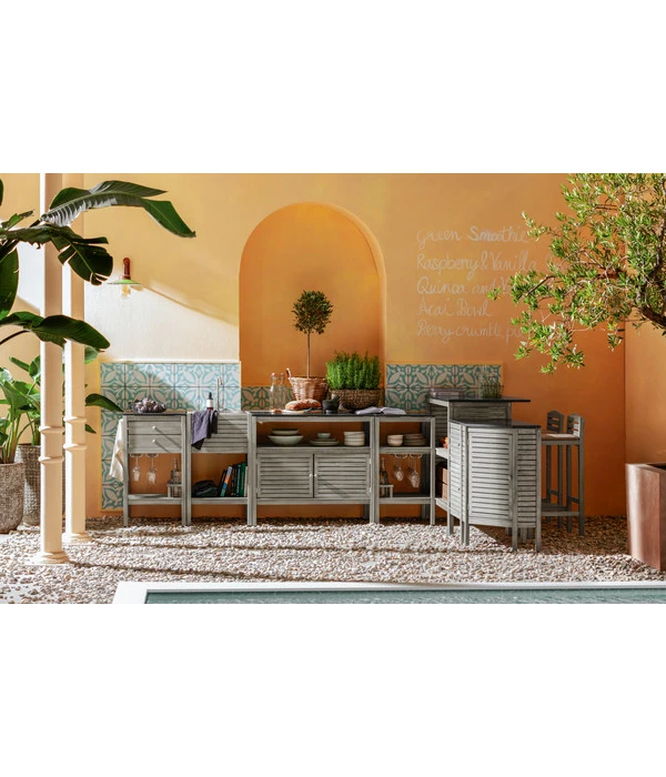 Dehner Bartisch Southampton, Ca. B115/H105/T65 Cm – Bild 4