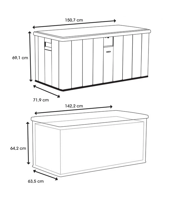 Lifetime Kissenbox Harmony, 570 L – Bild 4