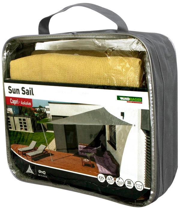 Windhager Sonnensegel Capri, Dreieckig, Ca. B400/T400 Cm – Bild 2