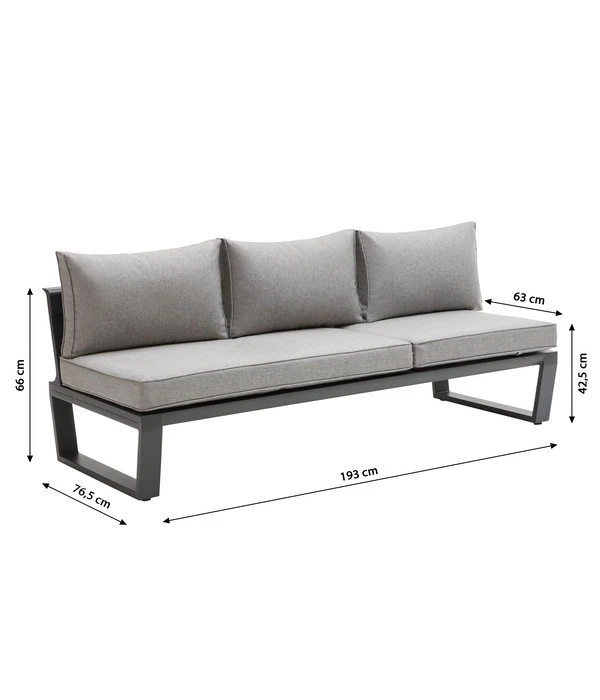 Dehner Liegenset Bellevue, 3-teilig – Bild 9